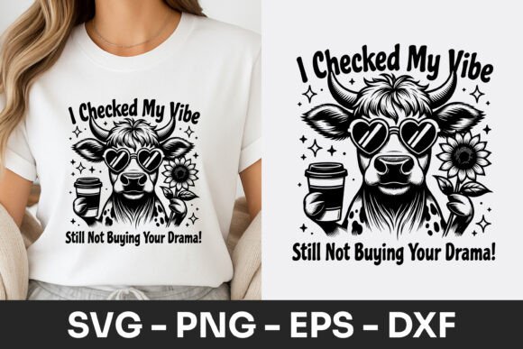 Funny Cow Sarcastic Quote Design SVG PNG Graphics