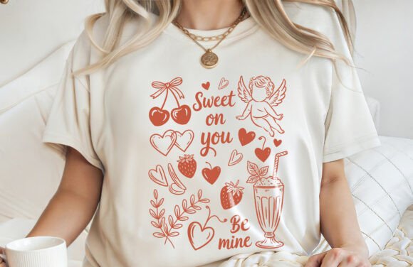 Funny Valentine Sublimation Design SVG for Graphics & T-Shirt Designs
