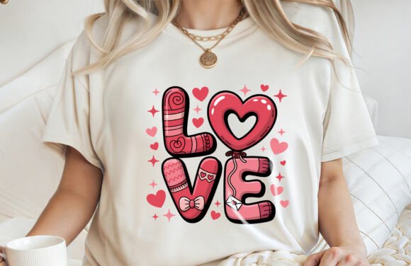 Love Valentine Sublimation PNG: A Graphic Designer's Review for T-Shirt Designs and Brand Graphics