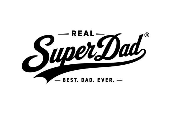 Real Super Dad SVG Graphics for T-Shirt Designs