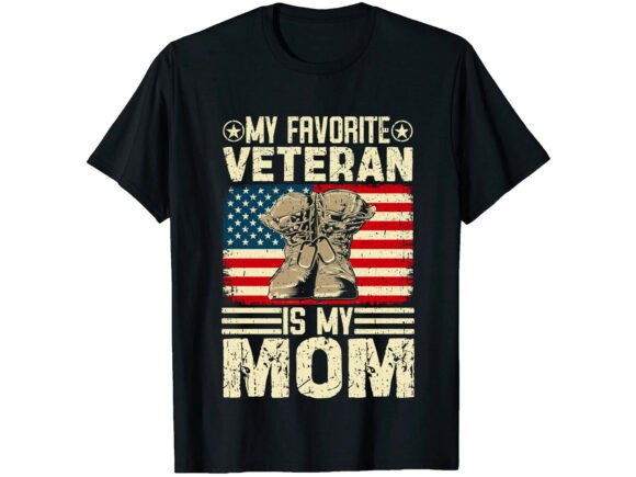 Veteran Mom Mother s Day T-shirt Graphics and T-Shirt Designs